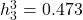  h_3^3 = 0.473 