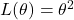 L(\theta) = \theta^2