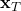 \( \mathbf{x}_T \)