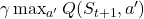 \gamma \max_{a'} Q(S_{t+1}, a')