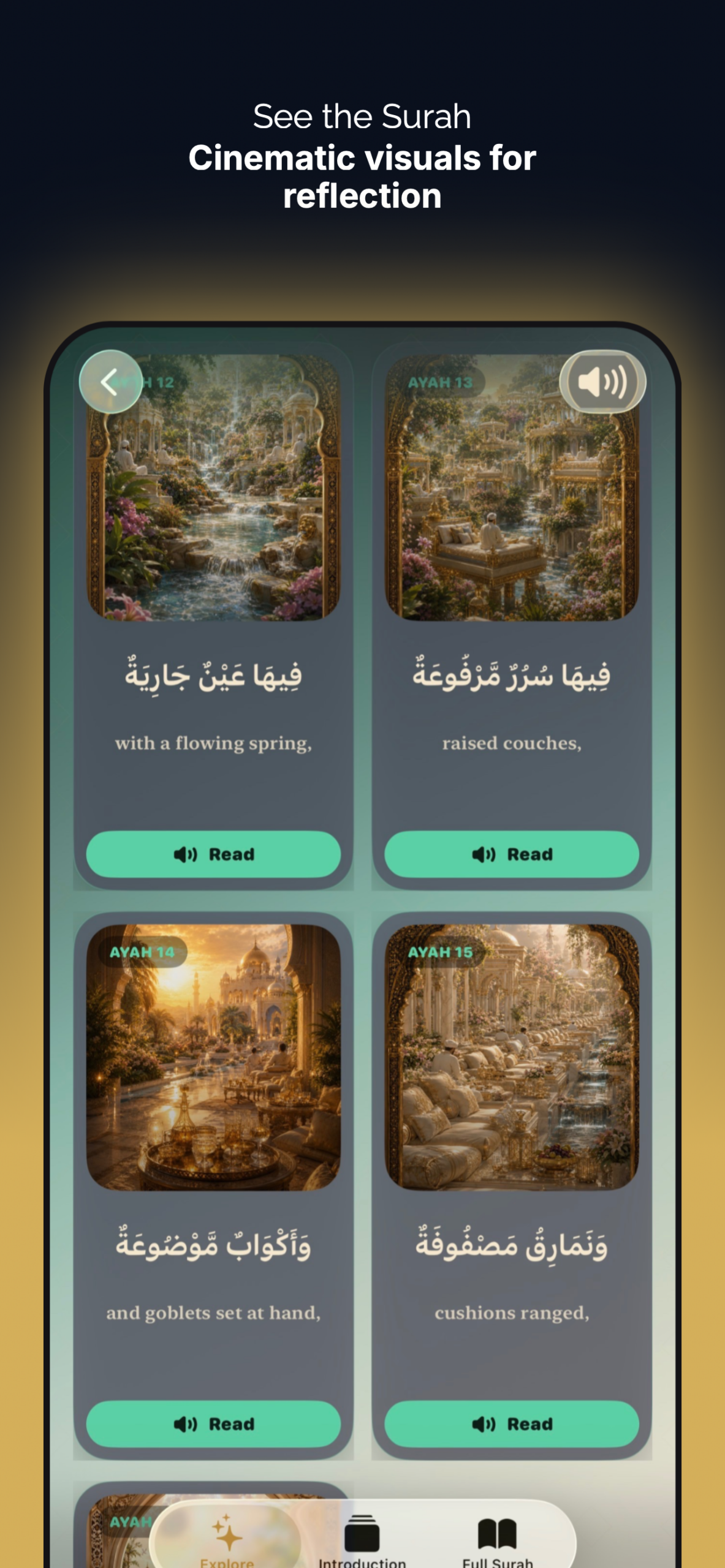 Al-Ghashiyah Journey Quran reflection app by INGOAMPT